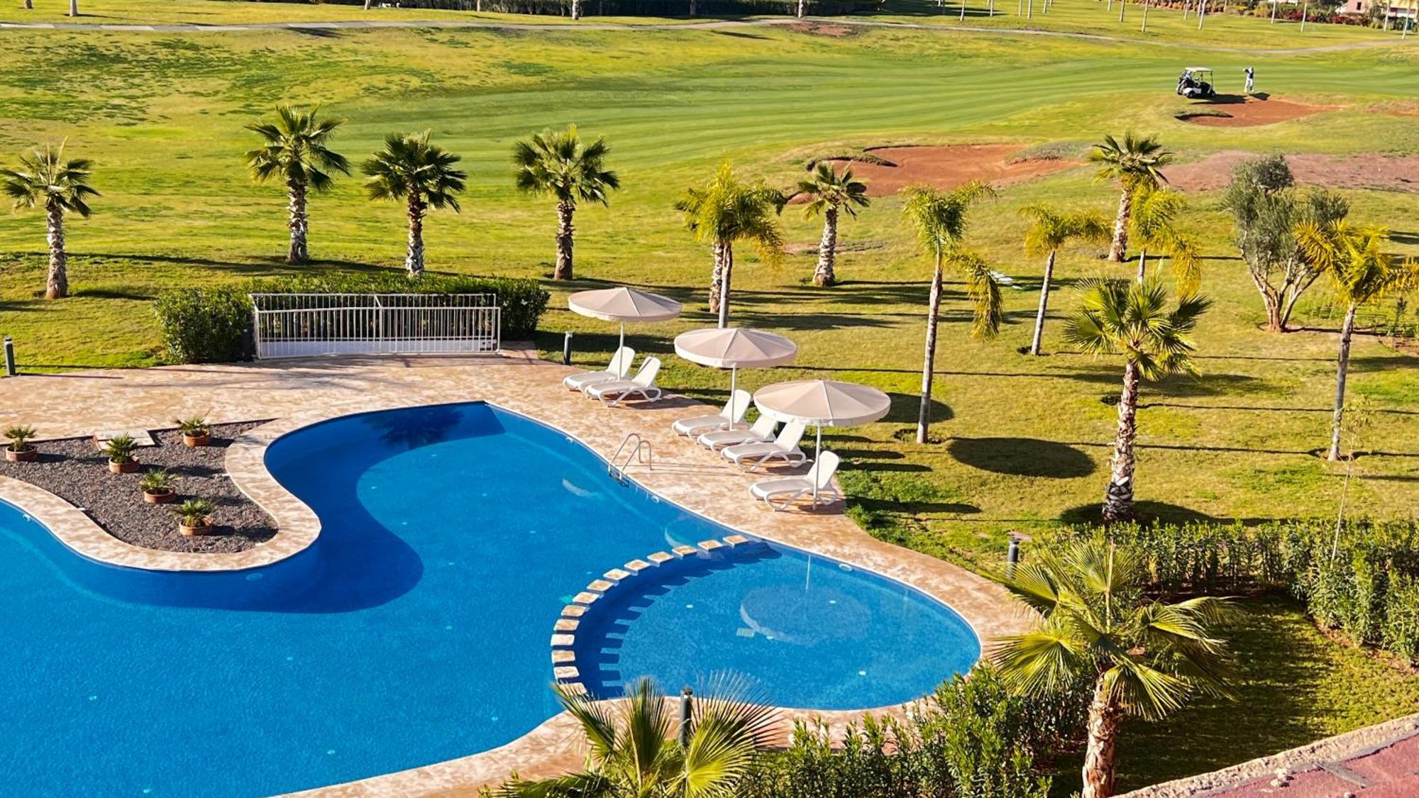 Appartement De Luxe Avec Jardin Vue Sur La Piscine Golf Securise 24H Sur 24 A 5 Minutes De L Aeroport Marrakesh Exterior photo