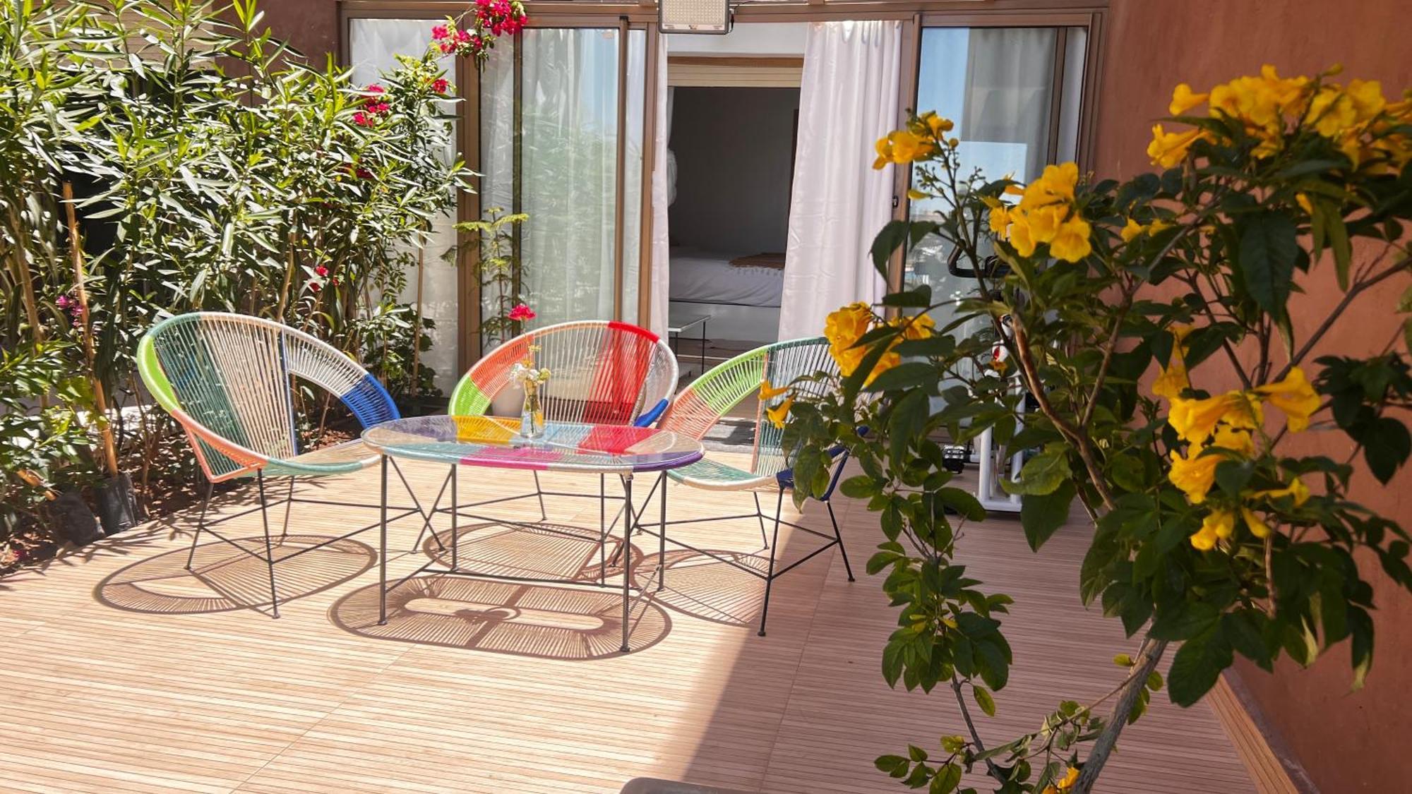 Appartement De Luxe Avec Jardin Vue Sur La Piscine Golf Securise 24H Sur 24 A 5 Minutes De L Aeroport Marrakesh Exterior photo